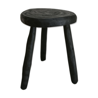 Stool - shou-sugi-ban burnt wood