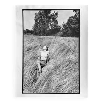 Michel Pinel (1949-2022) Nude in the tall grass - 2004