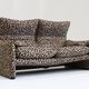 Cassina Maralunga 2 seater by Vico Magistretti Jacquard Panther fabric