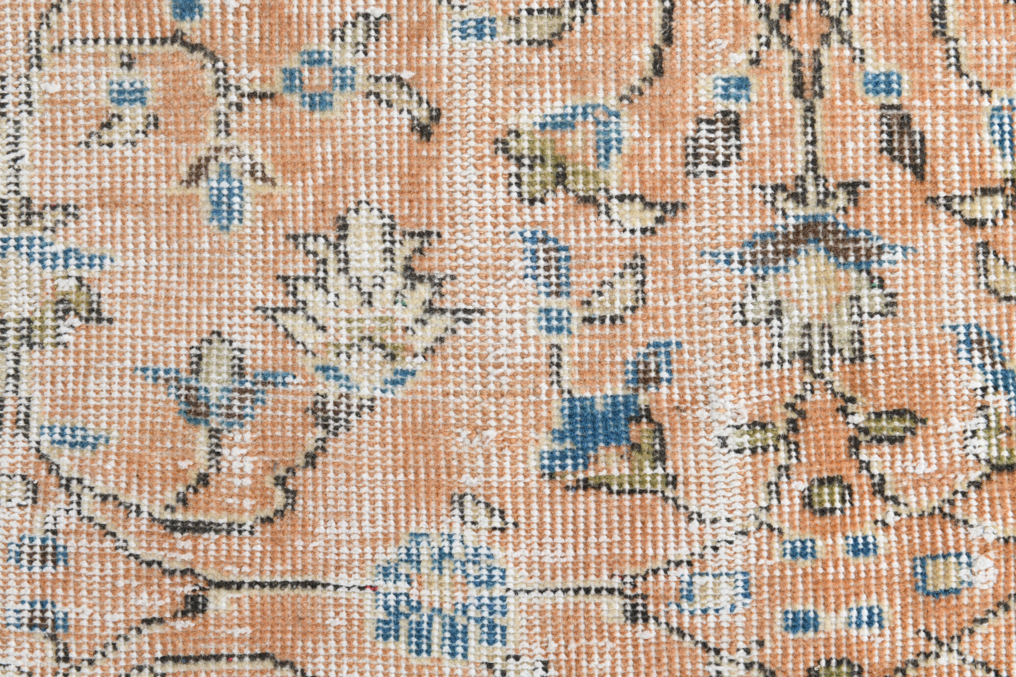 3x9 Vintage Floral Runner Rug,78x275Cm