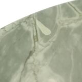 Round Marble Side Table Plant Table on Wheels 1970s