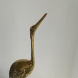 Heron vintage brass