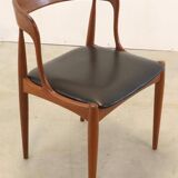 Set of 6 chairs Johannes Andersen voor Uldum stoelen -