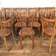 Rare series of 50 chairs Baumann fanett vintage design 1950 1960