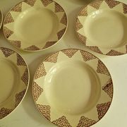 Set of 12 Deep Plates Saint Amand Model 4054