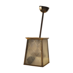 lustre laiton et verre,