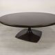 Round coffee table vintage tulip foot