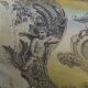 Neoclassical Medusa Medallion Cushion, Black Piped Jacquard Pillow Cover