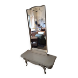 Vintage Boho standing mirror, 1970-80