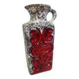 West Germany "Fat Lava" rectangular vase