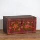 Antique box with hand-painted floral patterns (c.1900) #27