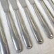 8 vintage stainless steel knives made in France
