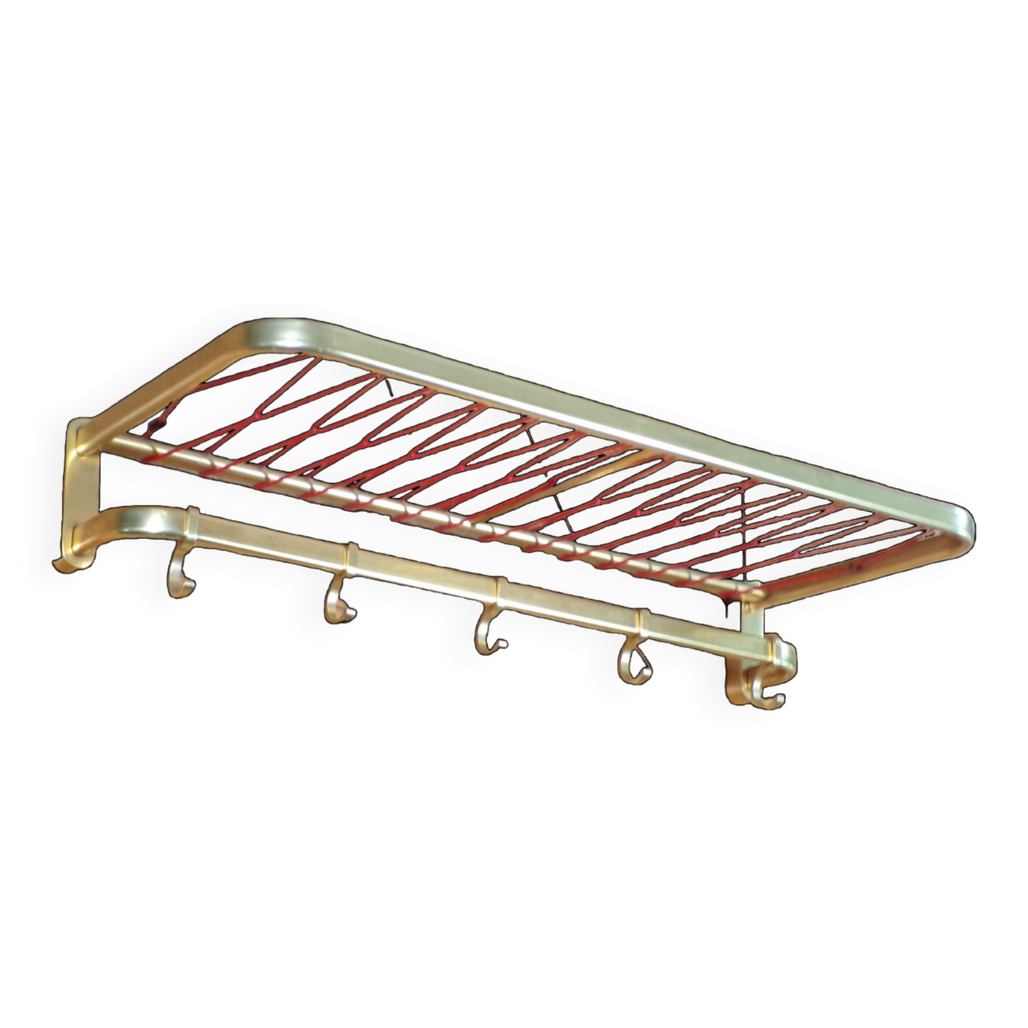 Train luggage rack style coat rack l=60cm