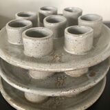 Three ceramic snail plates