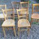 Set de six chaises Bistrot Luterma vintage