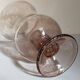 Vintage Biot blown glass tealight holder