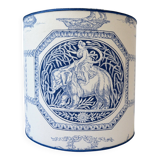 Blue toile de Jouy lampshade