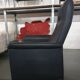 De Sede DS50 dark blue leather lounge chair, Switserland 1980's