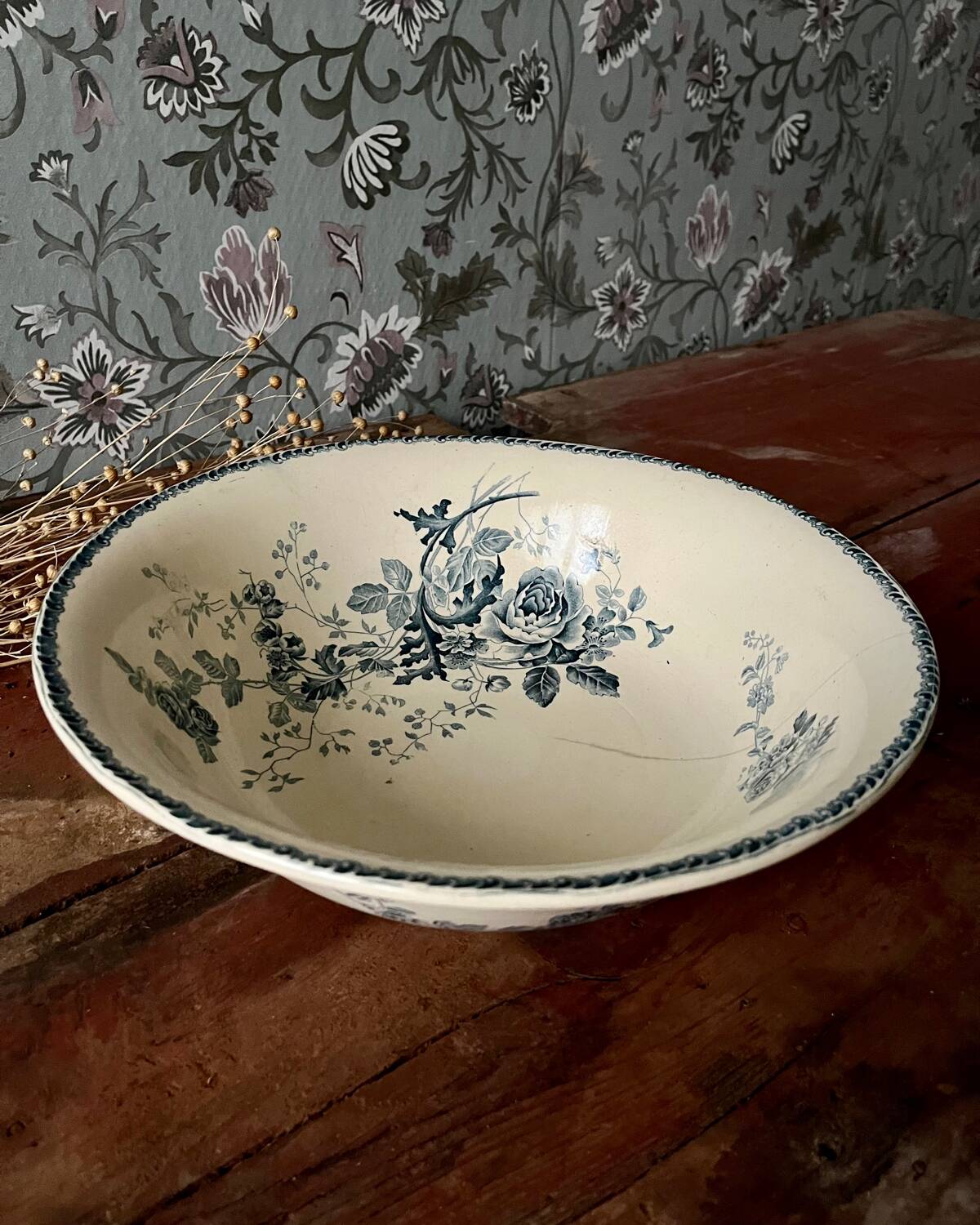 Biulenger Choisy-le-Roi Nantais iron earth salad bowl