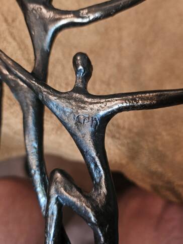 Signed bronze sculpture