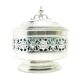 Sugar bowl, Eclecticism, silver-plated brass, WMF, Germany, 19th century