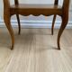 Small bedside table, nightstand, two-top ash plant stand with discreet drawer