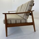 Danish Three-Seater Sofa in Teak by Arne Vodder for France & Son, 1960s