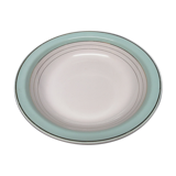 Flat Creux Lunéville Regency Ancient Porcelain water green