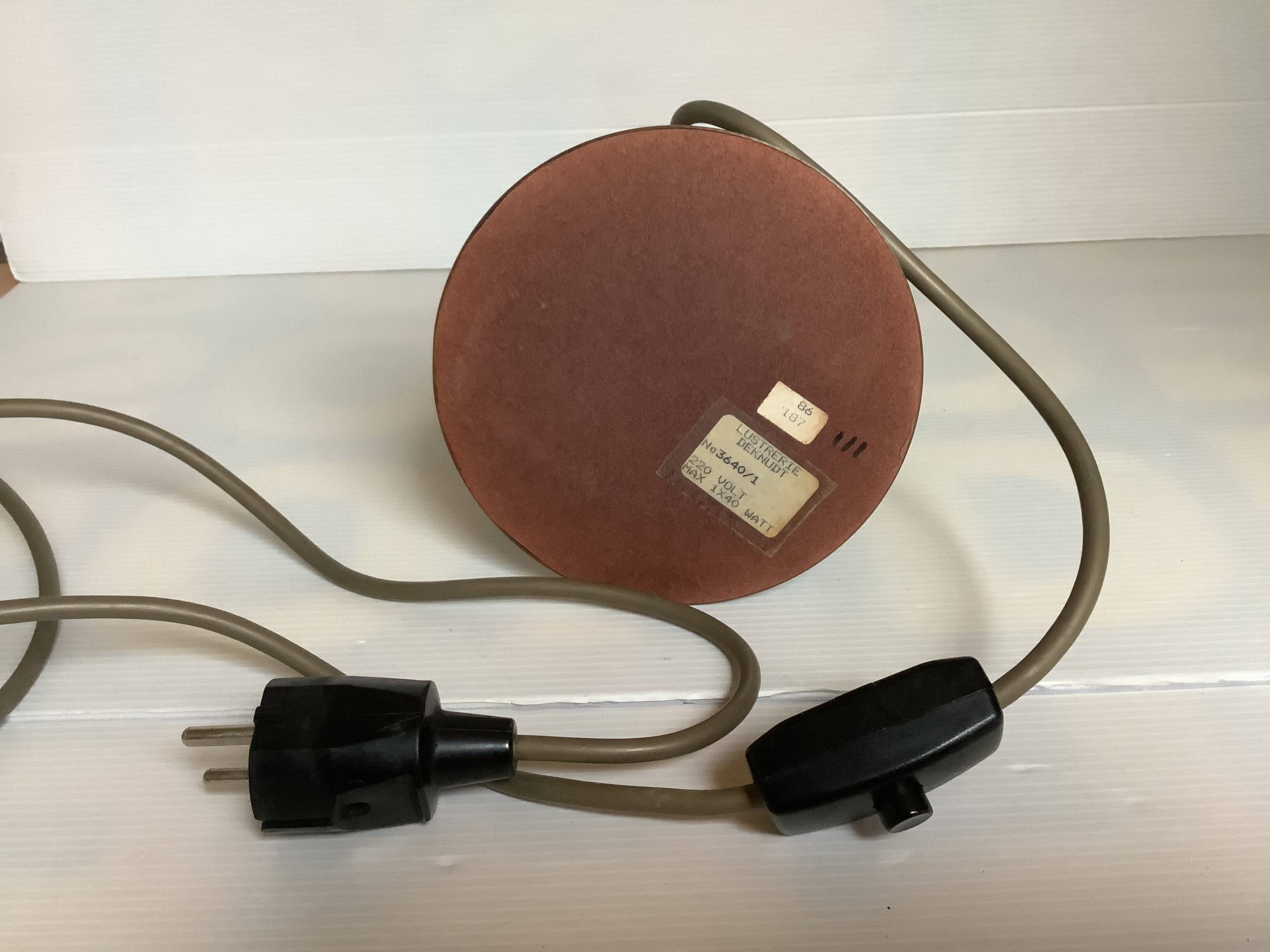 Scallop shell lamp bronze Deknudt