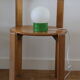 Lampe acier vert opaline