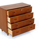Commode en teck, Suède, 1960