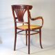 Thonet Armchair No. 221 with bronze decoration, circa 1900 - new caning -
