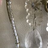 Pairs of Murano crystal wall lamps 1940