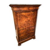 Writing desk of the nineteenth Louis-Philippe in mahogany with secret drawers