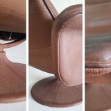 De Sede ds 50 swivel leather armchair, Switzerland 1970