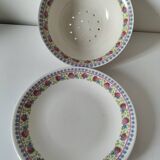 Strawberry bowl set Gien France Le Fraisier Marie-Pierre Boitard