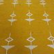 Traditional handmade berber yellow and white Berber kilim carpet made of pure wool
