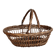 Vintage oval wicker basket – Double handles