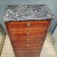 Eighteenth-century wooden veneer chest of drawers