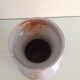 Ball vase grey vintage ceramic