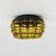 Venetian Murano caged glass flush mount with large bubbles, 1960s