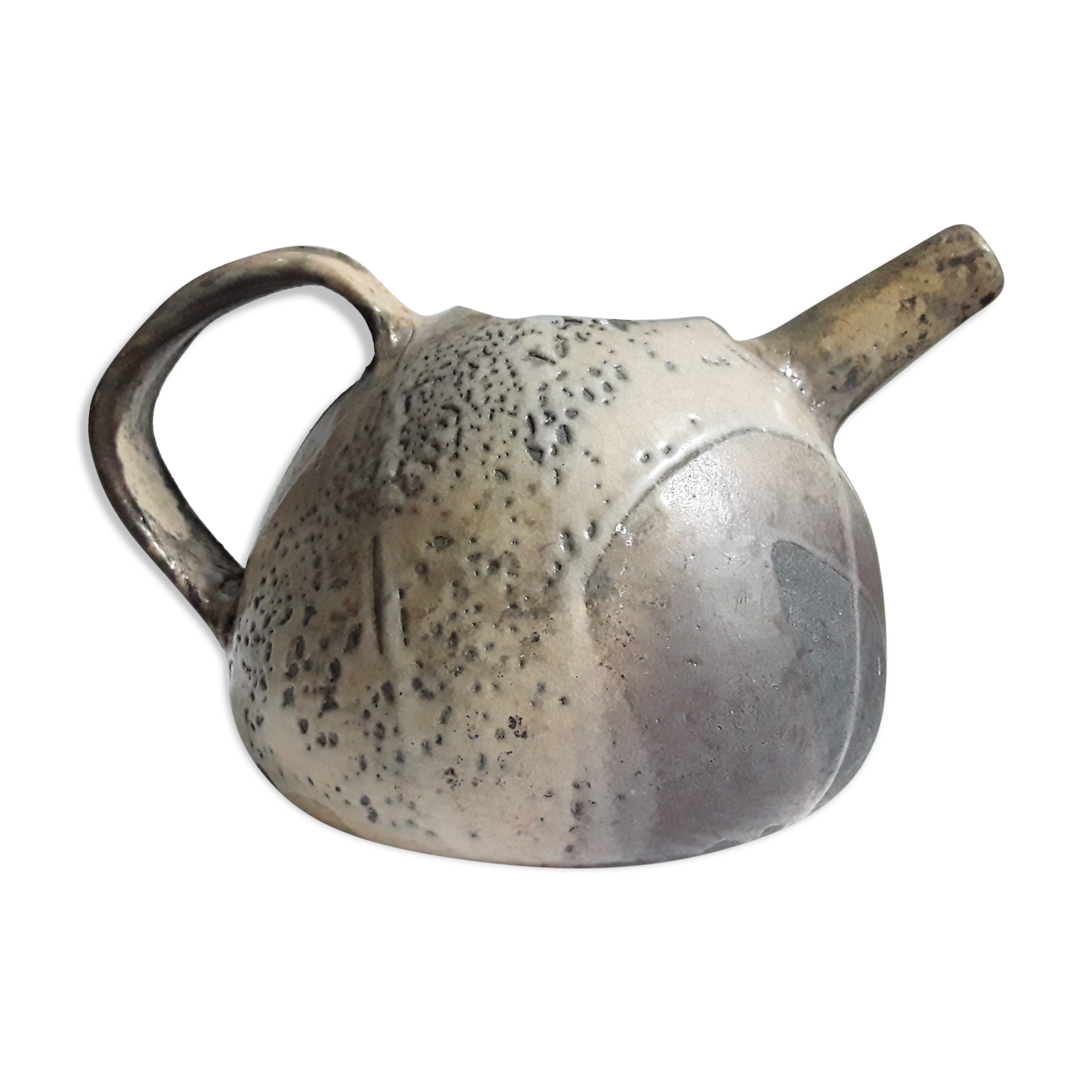 Pitcher or teapot in raku