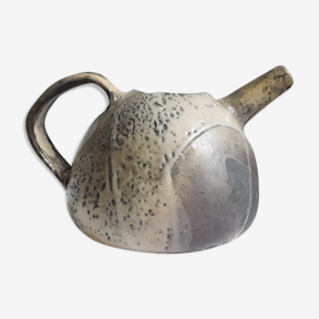 Pitcher or teapot in raku