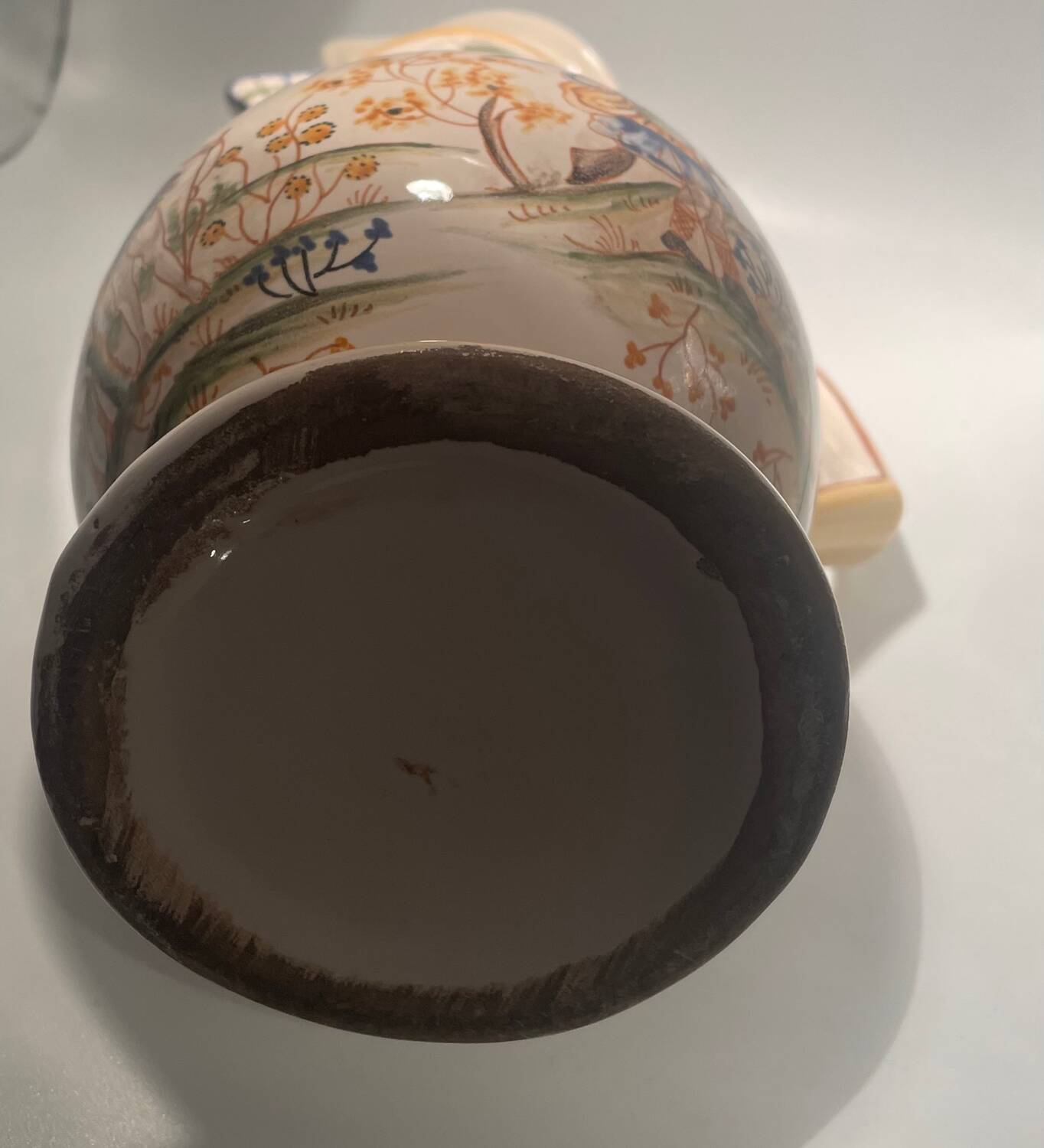 19th-century earthenware jug
