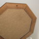 Octagonal wooden mirror  47x47cm