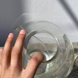 Murano transparent glass vase