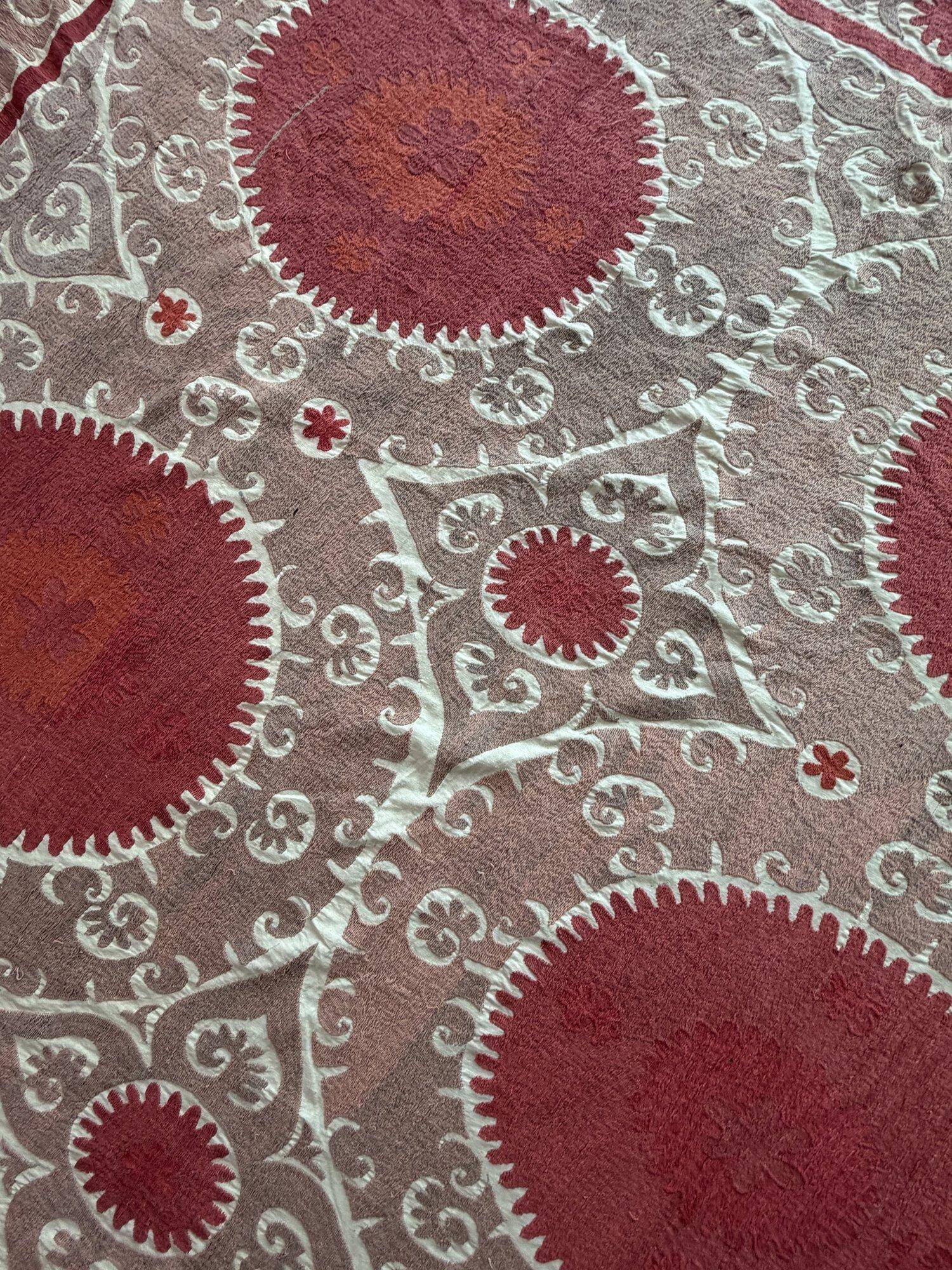 Vintage hand-embroidered tablecloth 230x335 cm