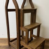 Stool transforming into a step ladder.