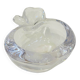 Crystal apple-shaped catchall – Vannes-le-Châtel, 1970s