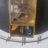 Vintage metal clock Star Ortf